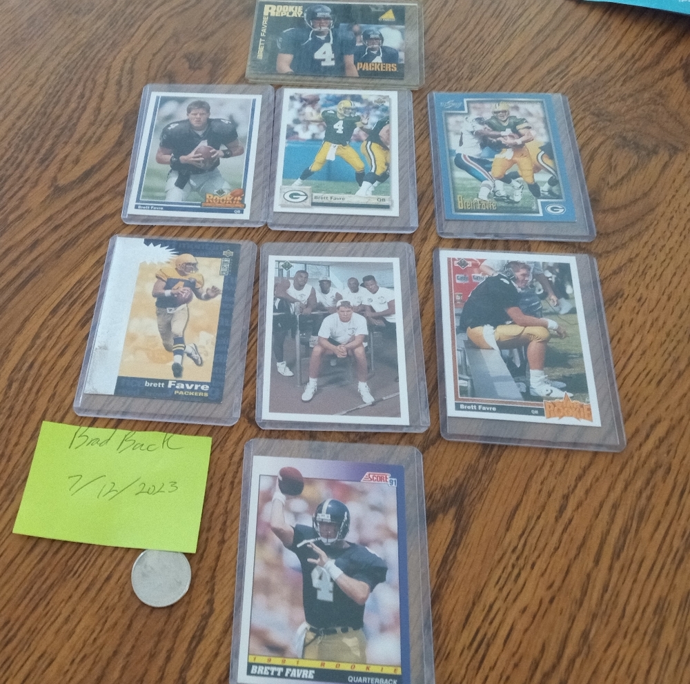 Football cards lot